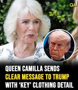 HT20. Queen Camilla sends clear message to Trump with ‘key’ clothing detail