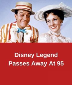 HT20. Disney Legend Passes Away At 95