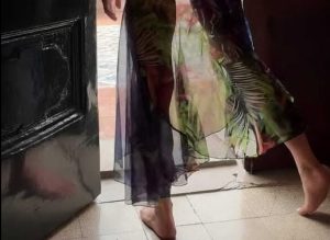 HT20. The separation between a woman’s legs means that she is…